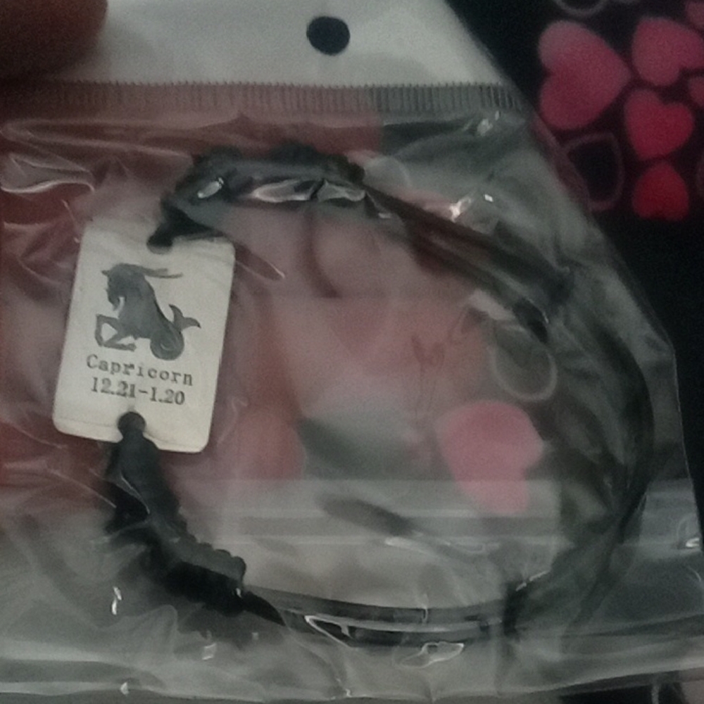 Capricorn Black Bracelet